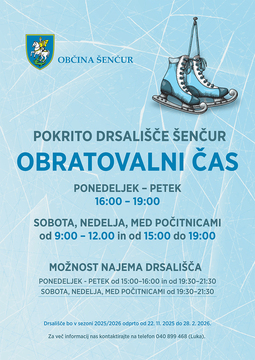 drsališče Šenčur_obratovalni čas 2025_2026